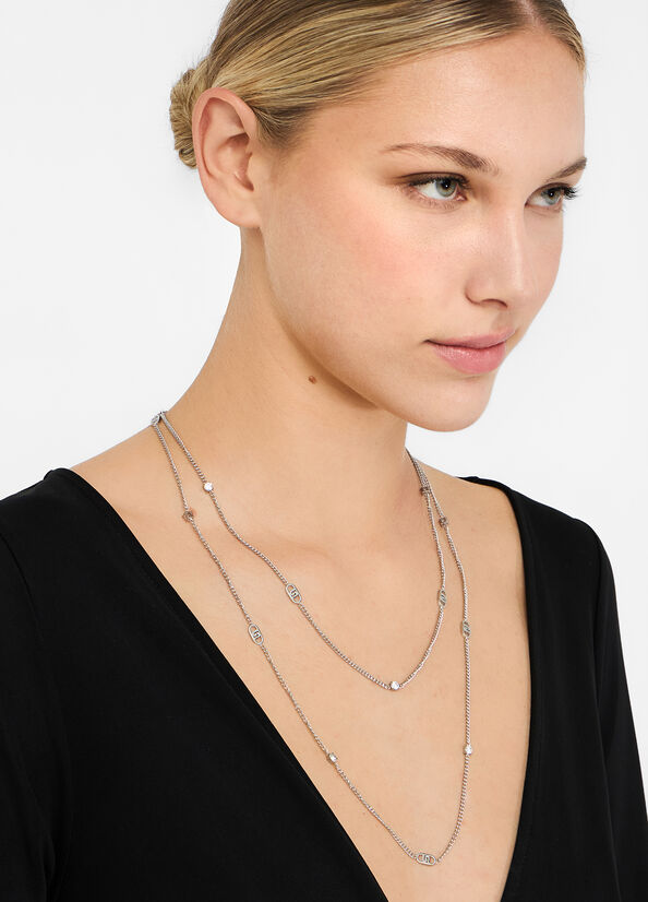 Collana multifilo con brill