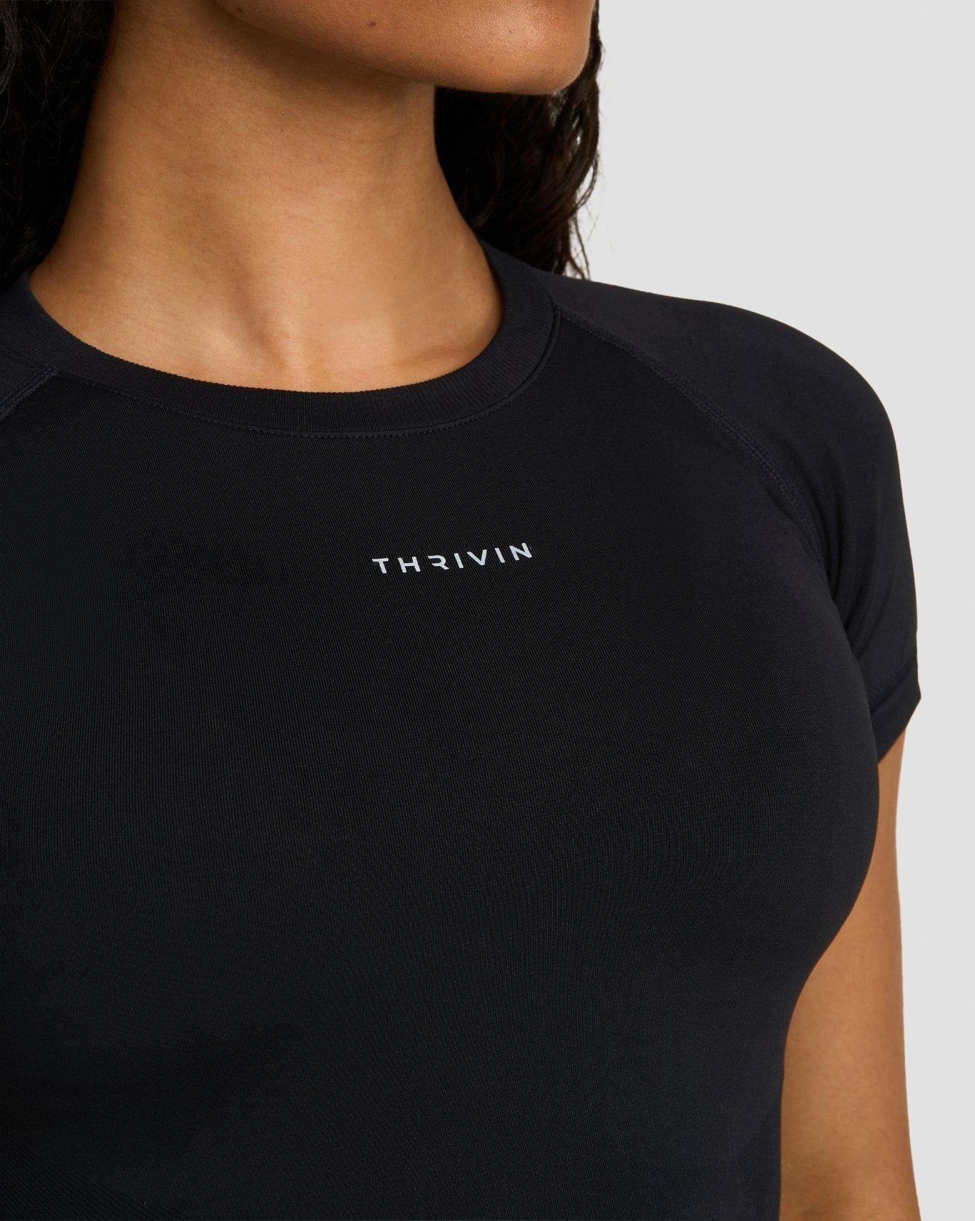 Elevate™ Compression T-shirt | Night Black