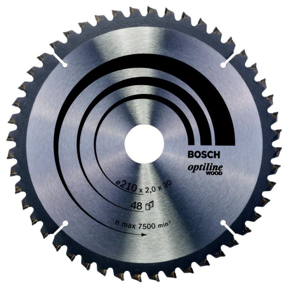 SIRKELSAGKLAD BOSCH 210X30MM 48T BOSCH WOOD -5GR