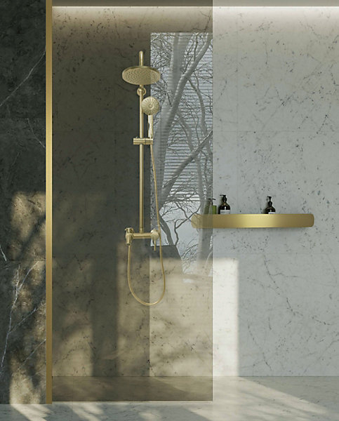 ETAGÈRE DE SALLE DE BAIN REA SF03-600-BG BRUSH GOLD