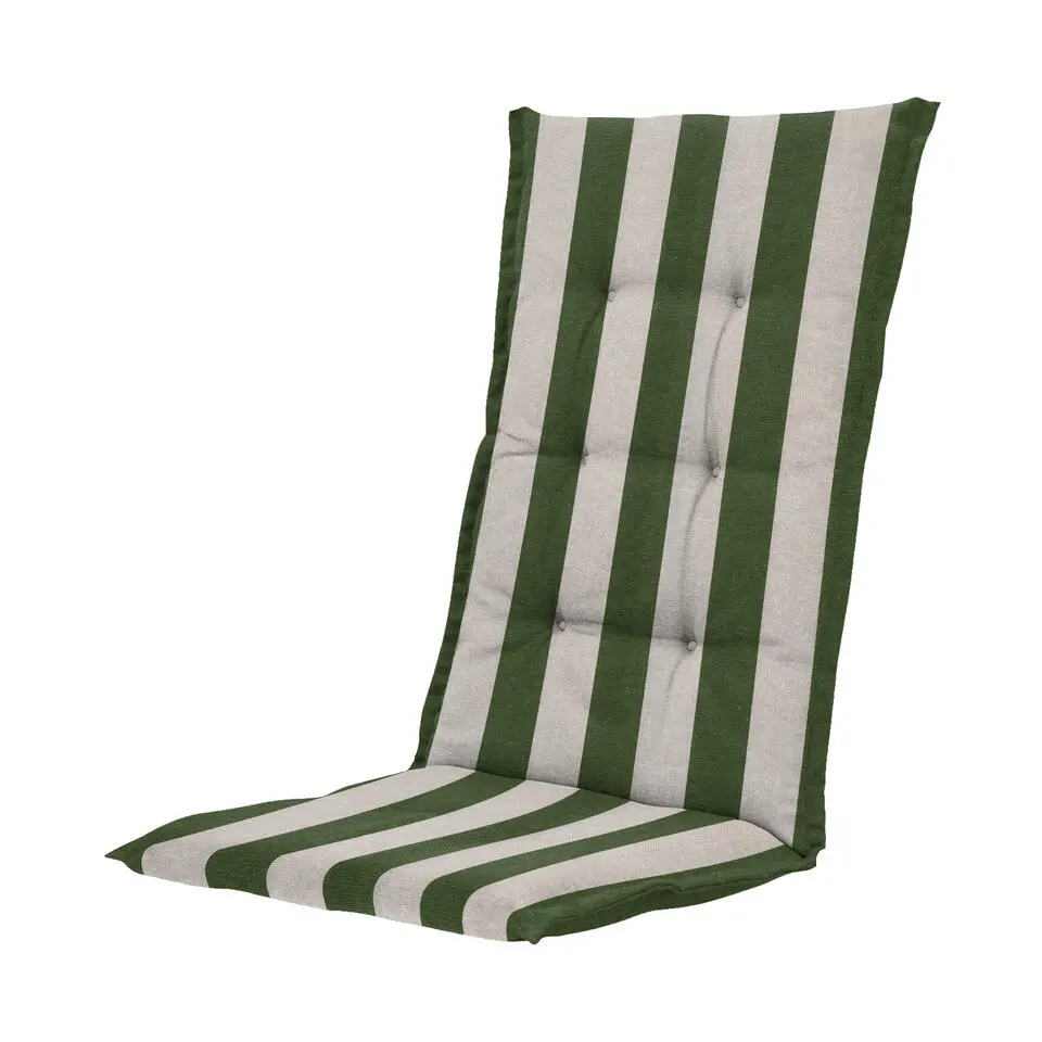 Madison - Kussen hoge rug Amora - Groen - 123x50x5cm - Set van 4