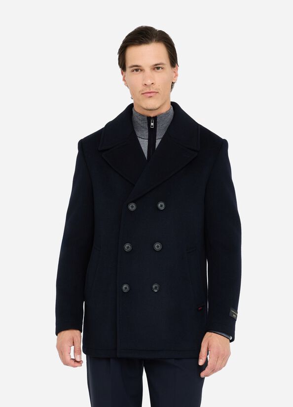 Peacoat in lana e cashmere