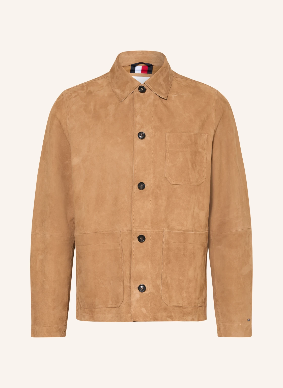 TOMMY HILFIGER Leder-Overjacket