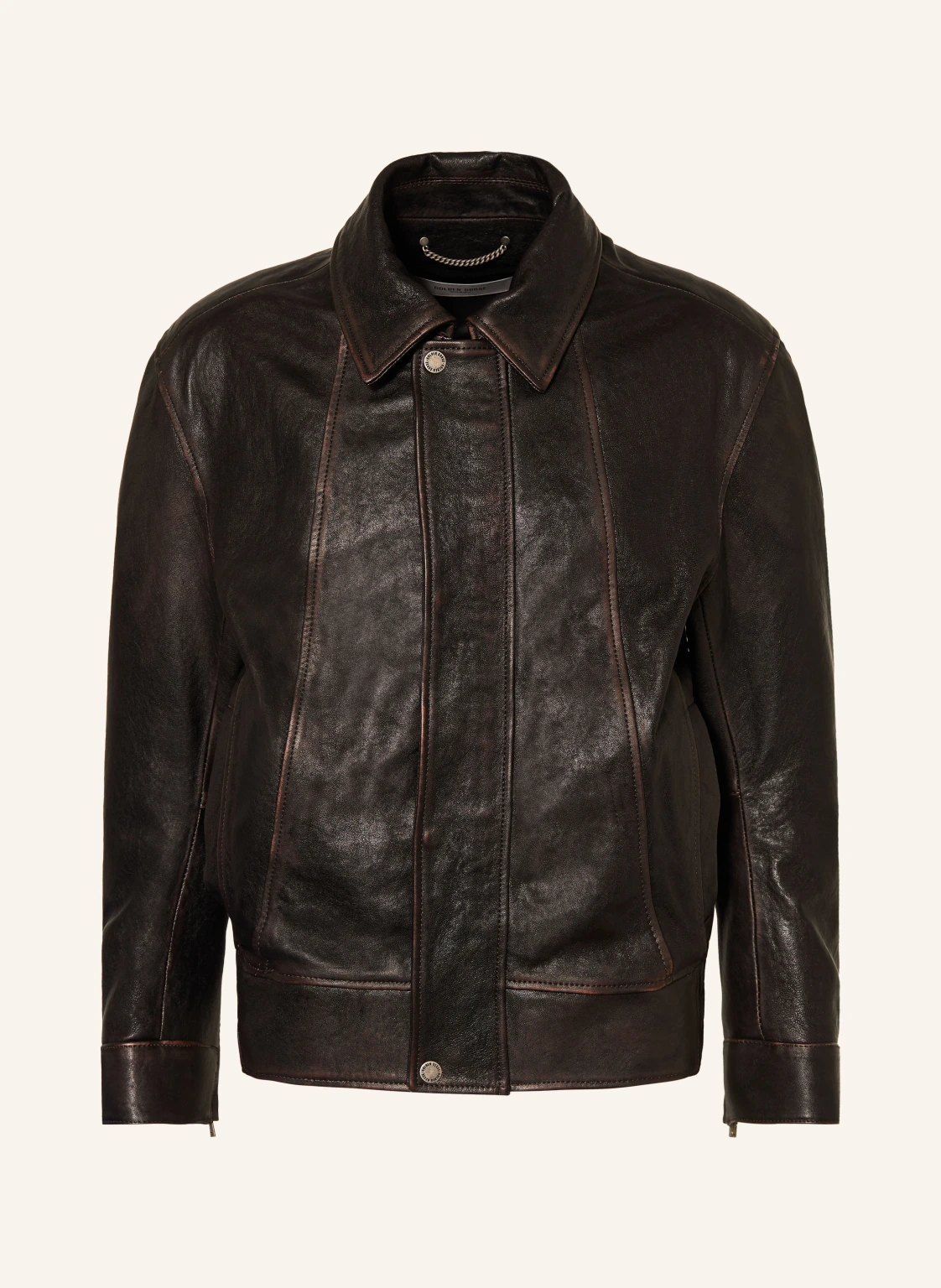 GOLDEN GOOSE Lederjacke
