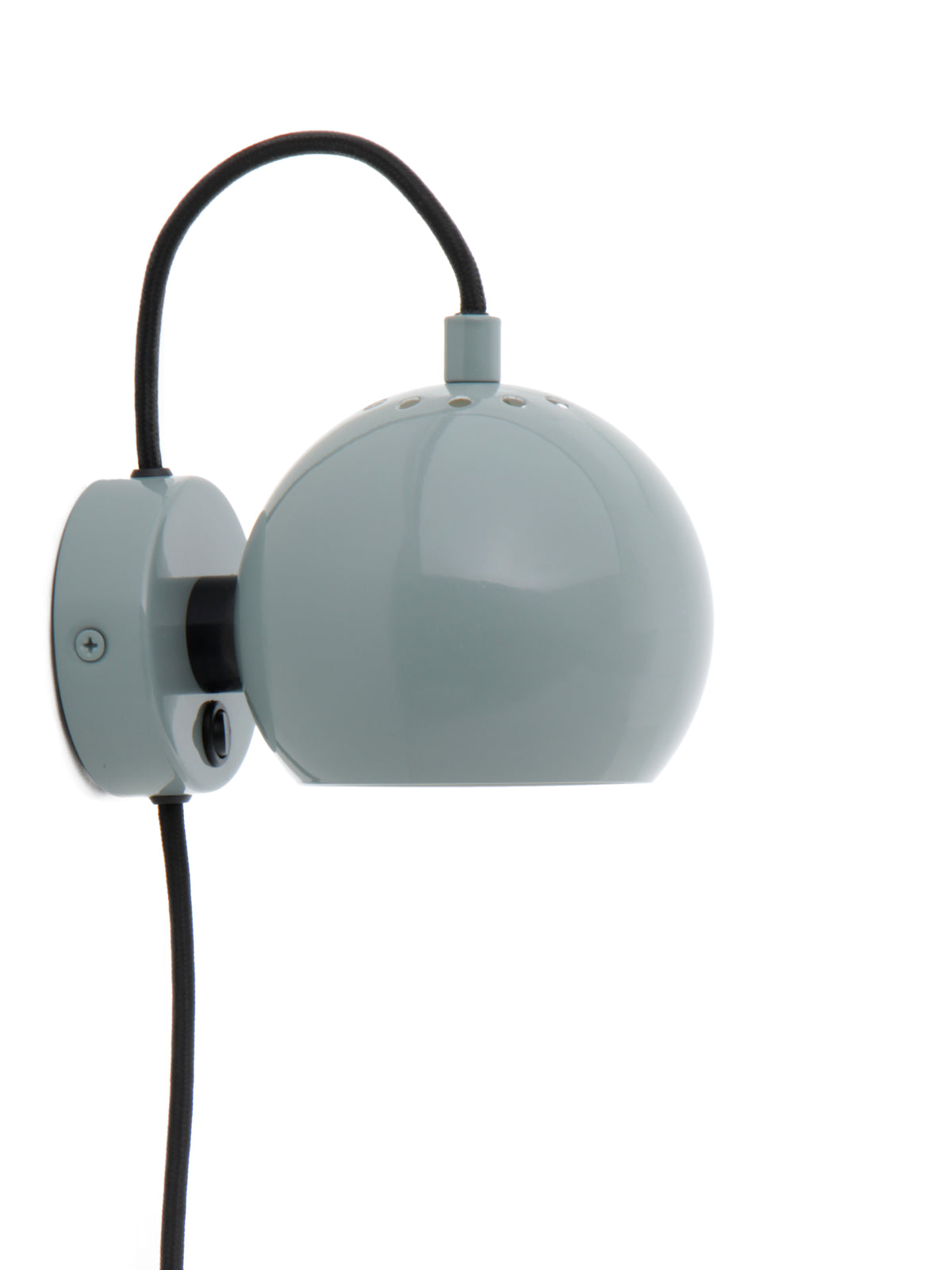 Frandsen wandlamp Ball - groen - 16x12x10cm