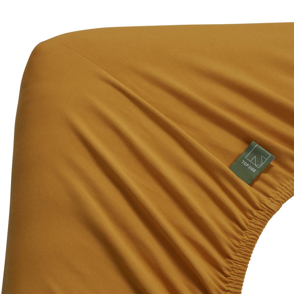 Beddinghouse Dutch Design splittopper hoeslaken Organic Lycra TDS - 200x220 cm - oker