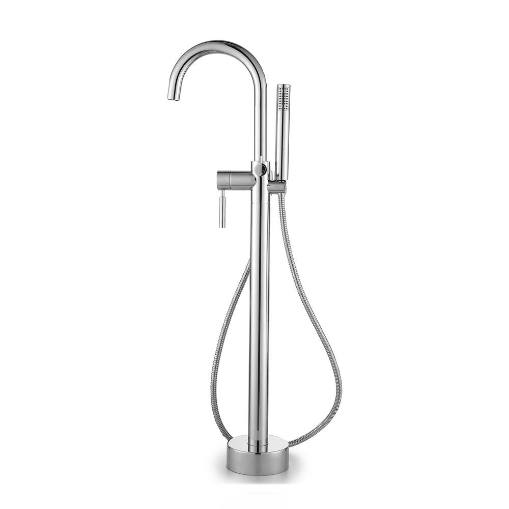 OVE Athena Freestanding Bathtub Faucet, CSA Approved, Chrome