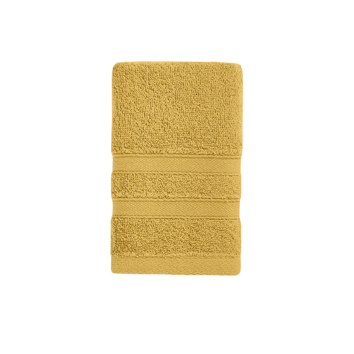 ORGANIKA - 2 serviettes invité en coton bio Miel 30x50 cm