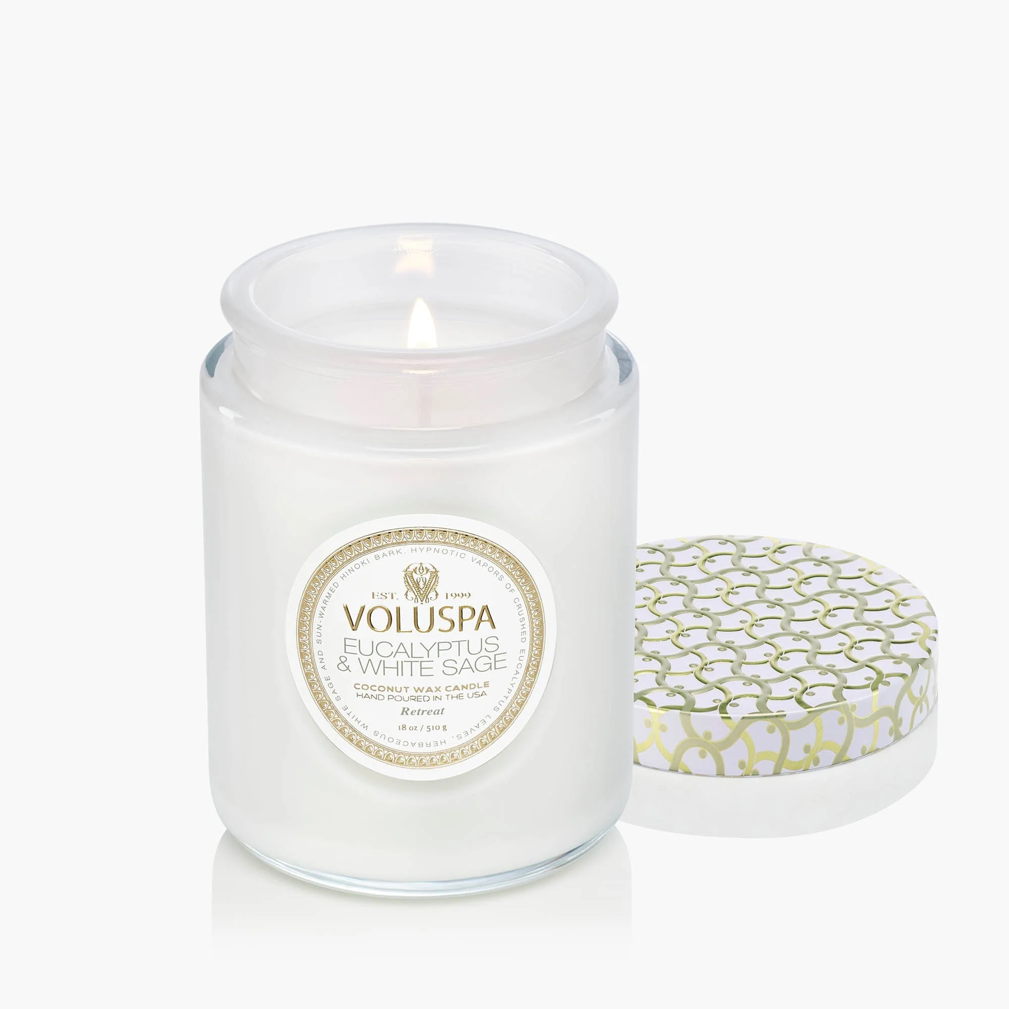 Eucalyptus & White Sage - Large Jar Candle