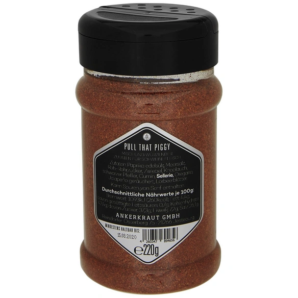 Grillgewürz, Pull That Piggy, 220 g