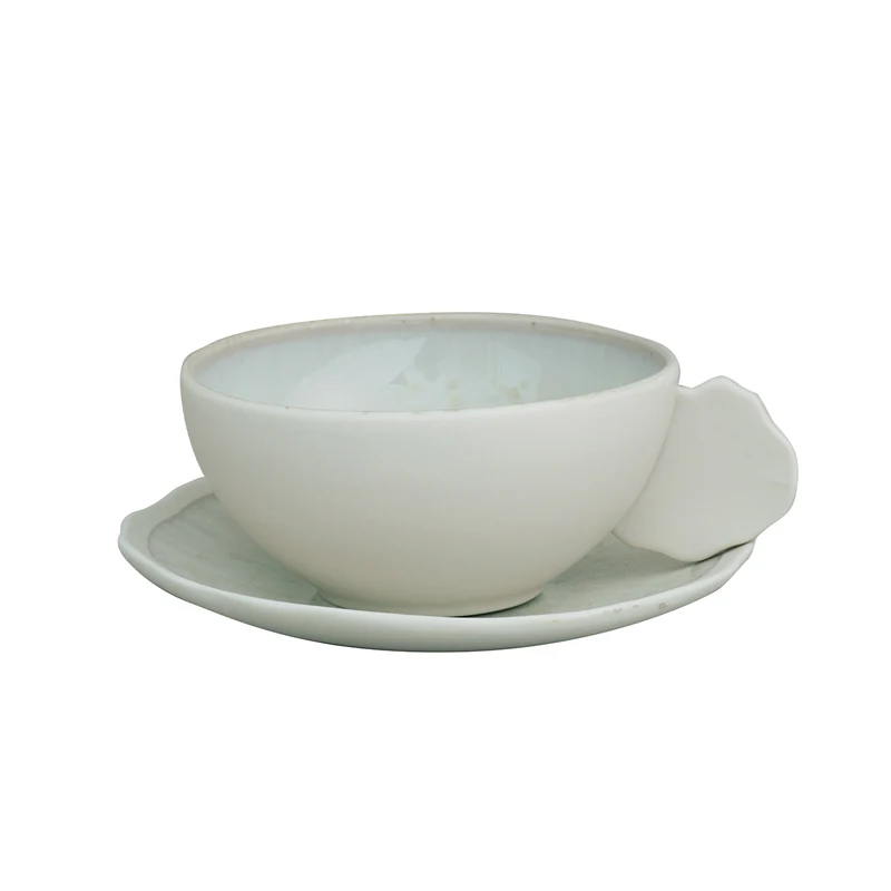 tasse & sous-tasse m nacre