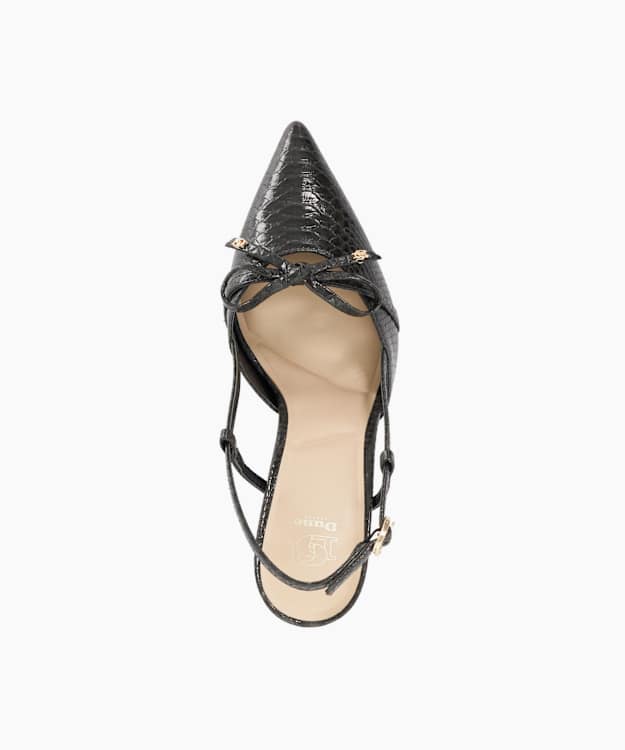Cecelia Grey - Snakeskin-Effect Slingback Court Shoes