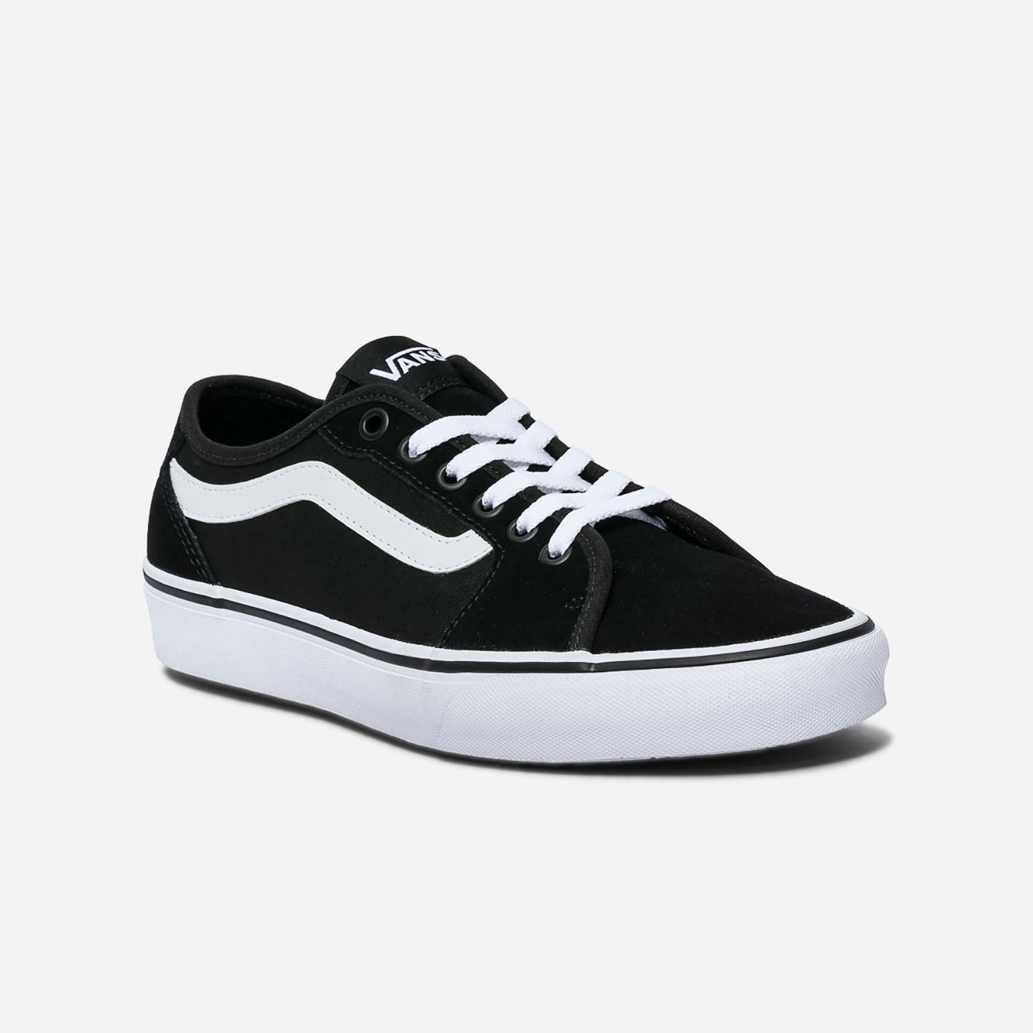 Tennis VANS noire en cuir velours et toile