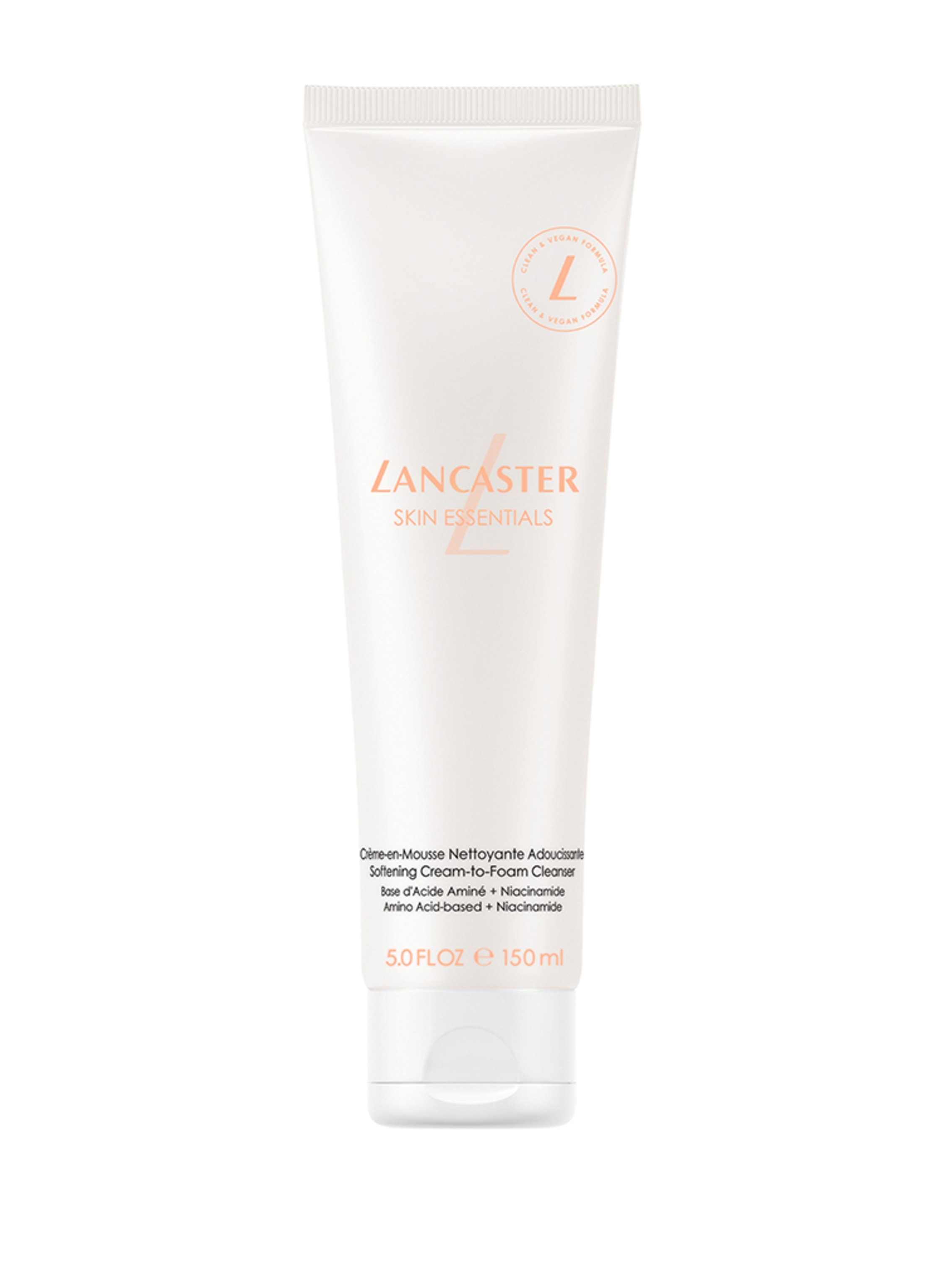 LANCASTER SOFTENING CREAM-TO-FOAM CLEANSER