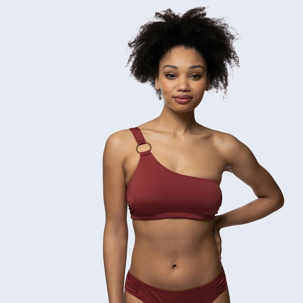 Haut de maillot de bain asymétrique Azores