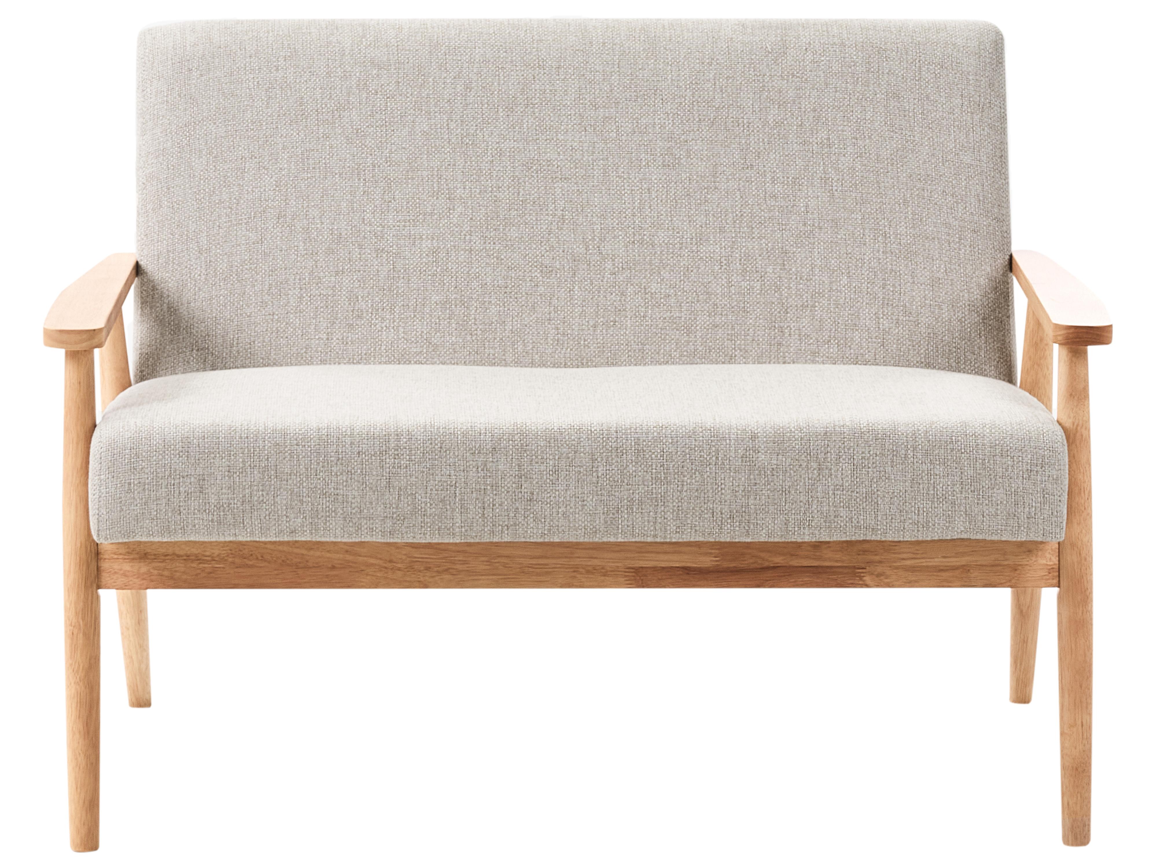 Armchair ESRUM Fabric Light Brown/ Grey