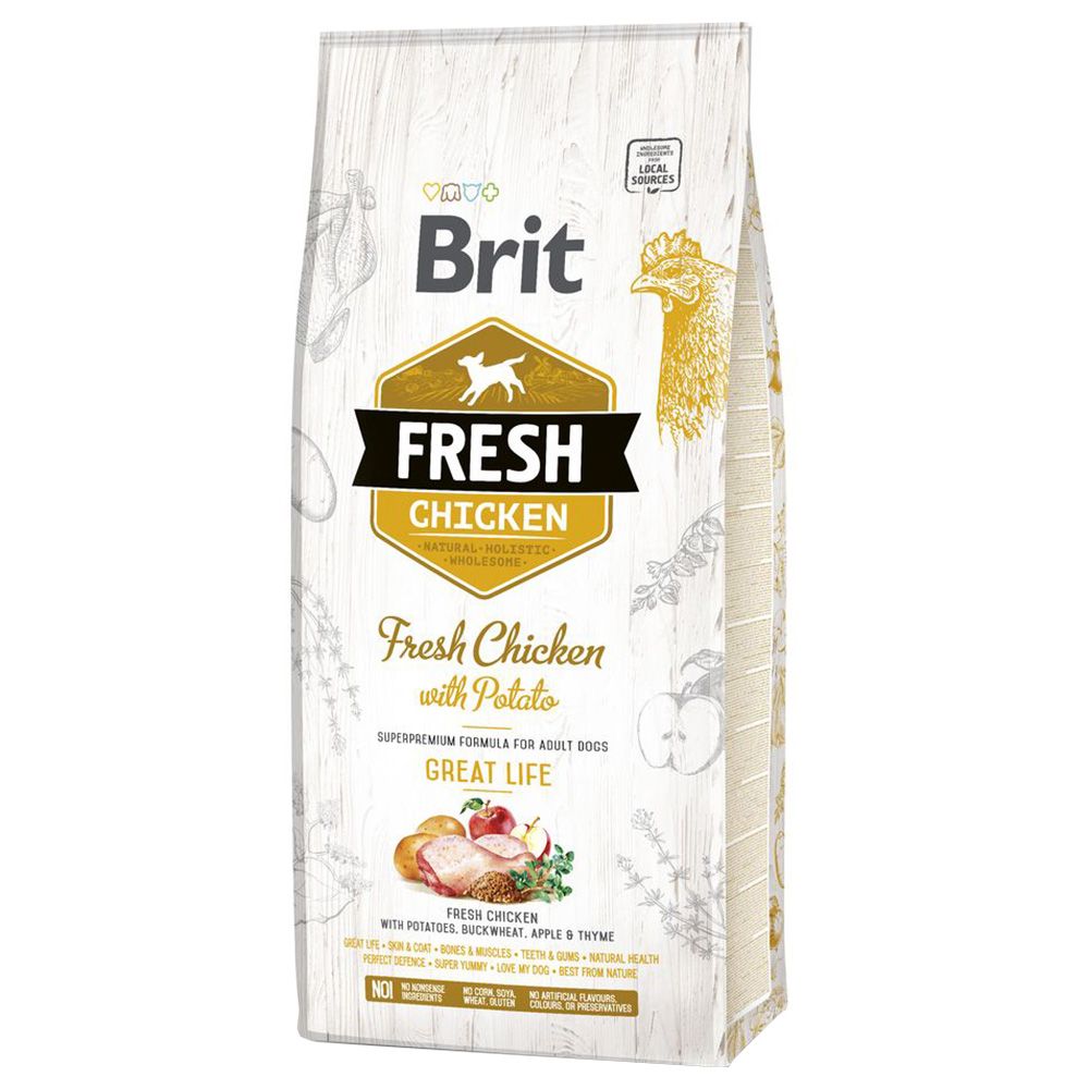 Brit Fresh Chicken with Potato Adult Great Life