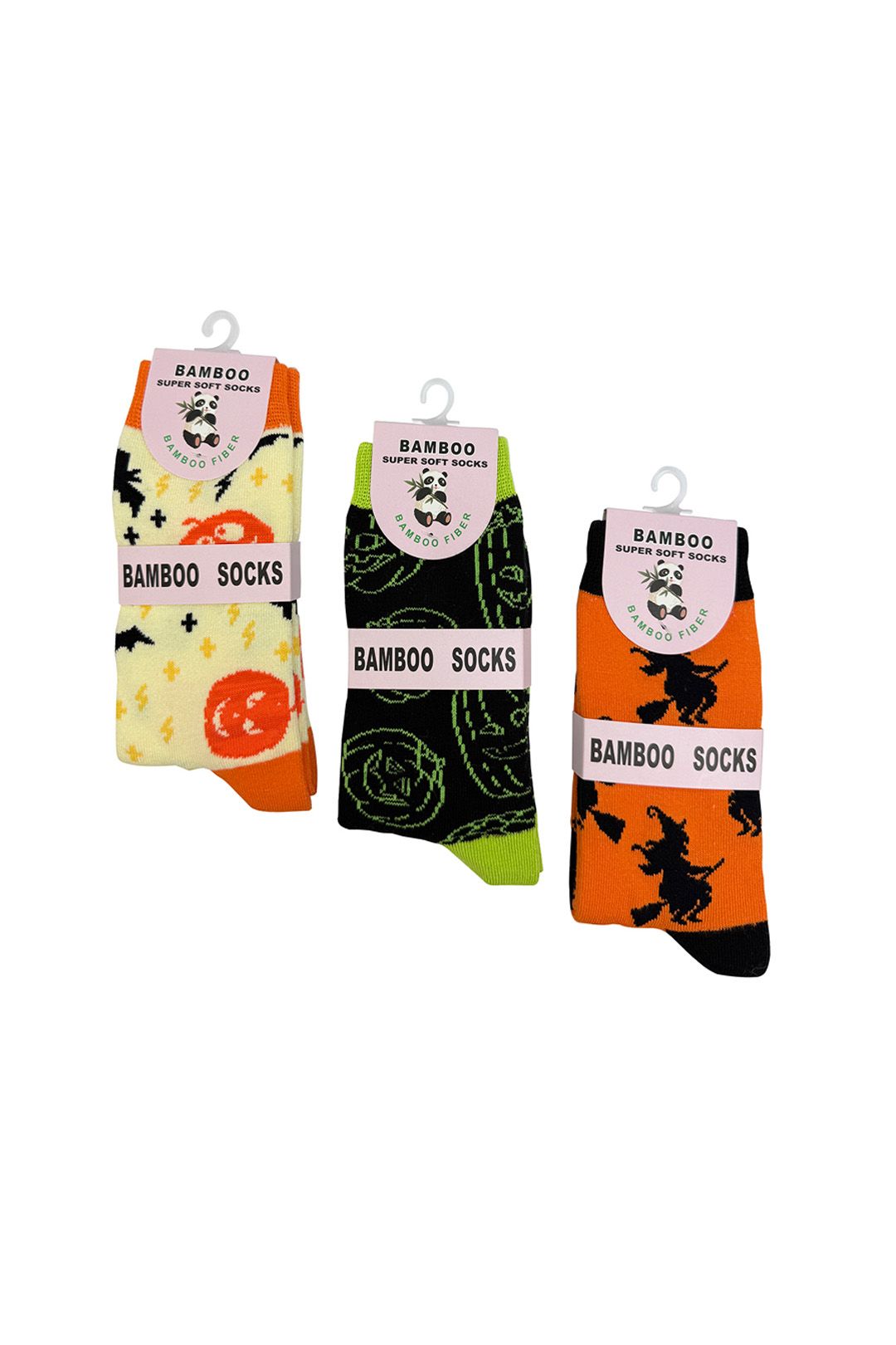 Vellin Halloween Bamboo Socks Gift Set 3 Pairs with Gift Box