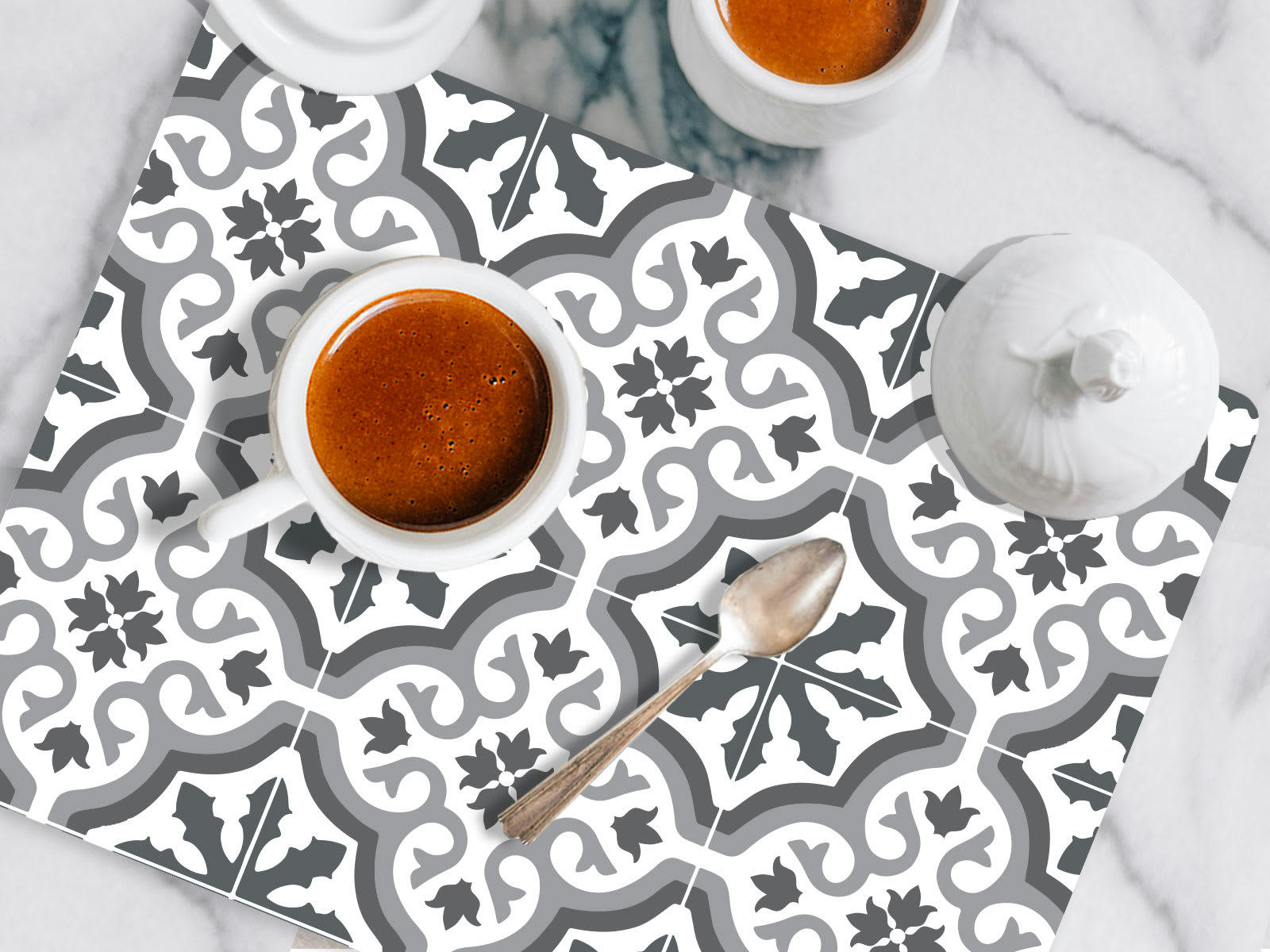 - Set de table trianon anthracite 36x48cm