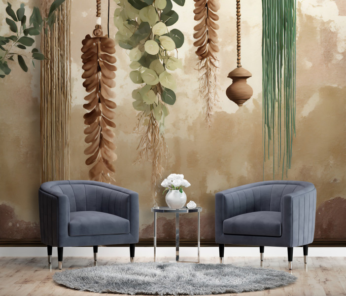 Feeby Fototapeta, Wiszące liście scandi boho 150x105