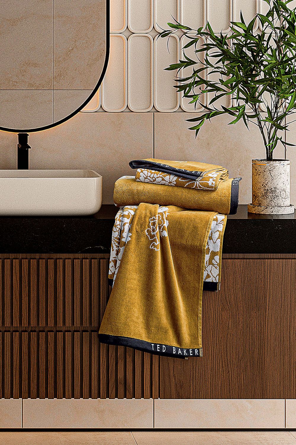 Ted Baker Wisteria' Cotton Towels