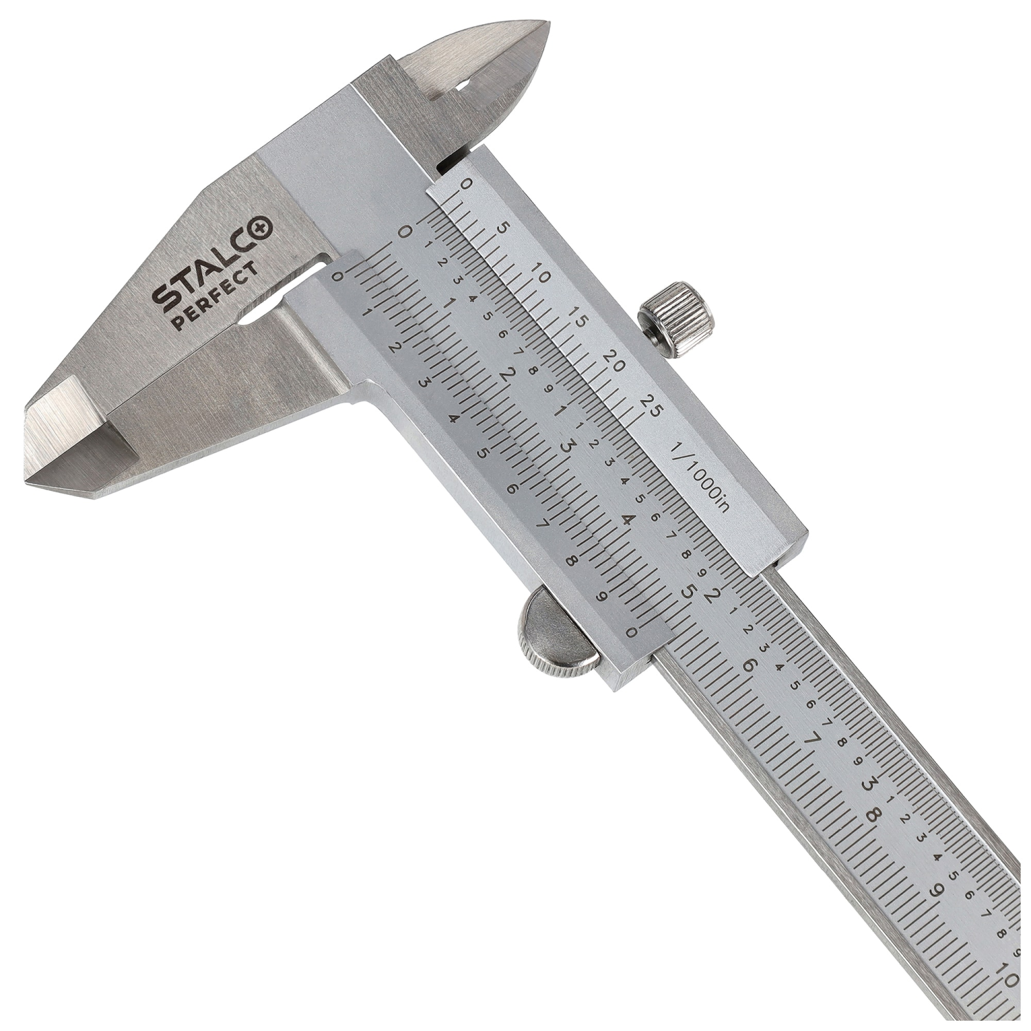 Suwmiarka noniuszowa, dokładność 0,02mm, stal nierdzewna 0-150mm STALCO S010501115