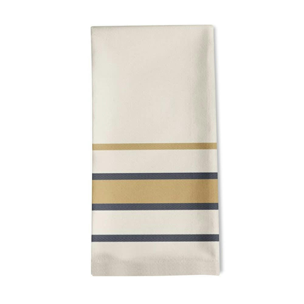 ESPELETTE - Serviette de table coton Marron 50x50 cm