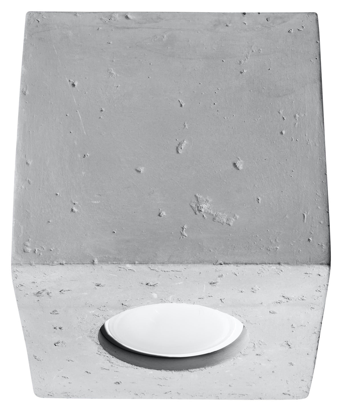 Sollux plafondlamp Quad - 1 lichts - 10 x 10  cm - grijs