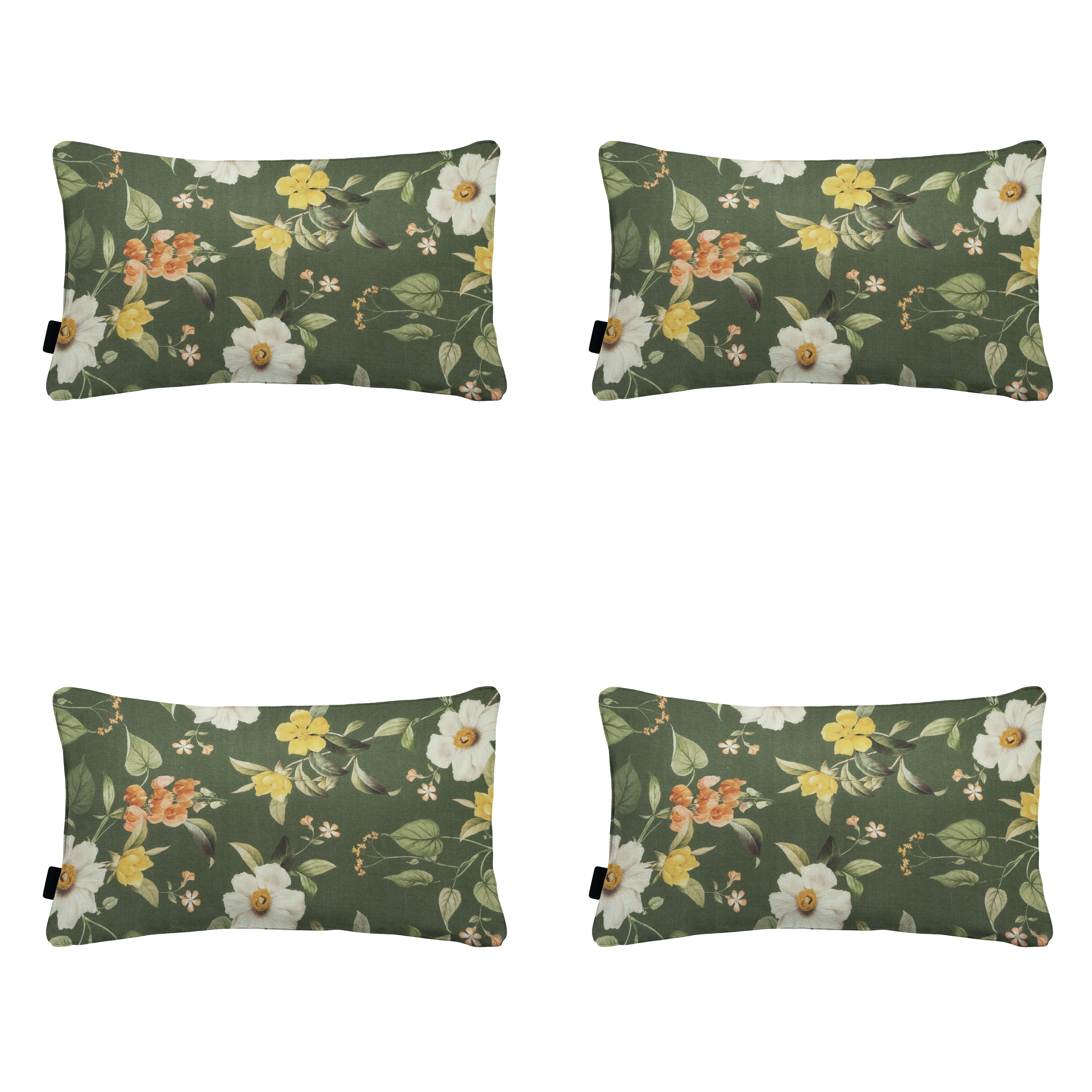 Madison sierkussen Julliete - multikleur - 30x50x10cm - set van 4