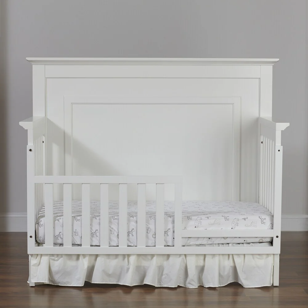 Centennial Chesapeake Full Panel Lifetime 4-in-1 Crib- White