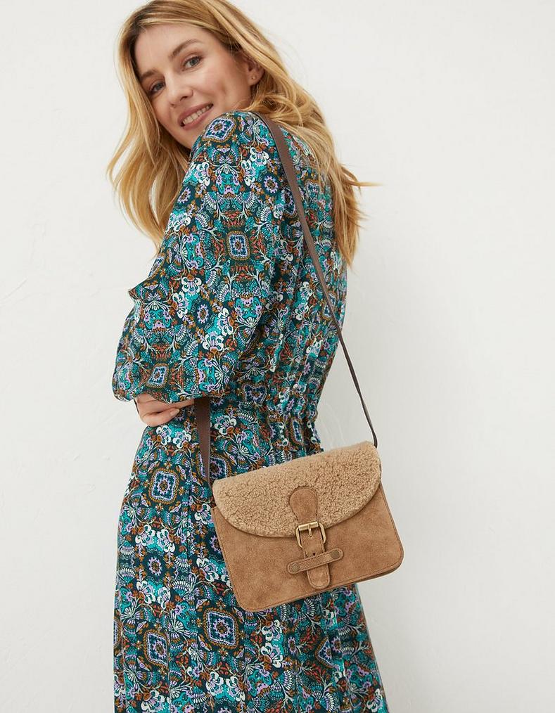 The Avery Shearling Crossbody Bag