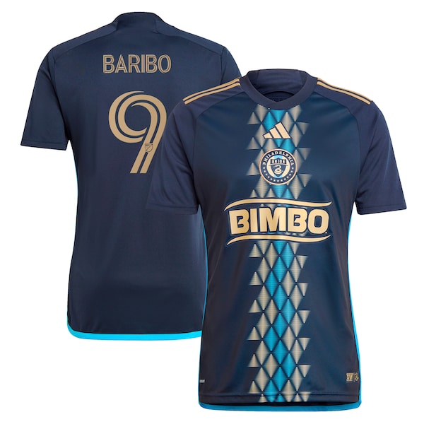 Tai Baribo Philadelphia Union adidas 2024 The XV Kit Replica Player Jersey - Navy