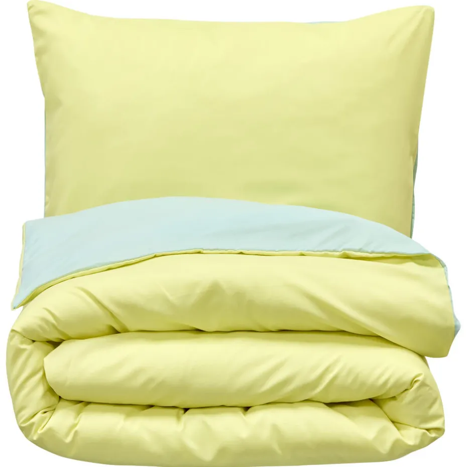 Kwantum Beddengoed | Dekbedovertrek Aila Geel – 200×220 Cm 200X220CM