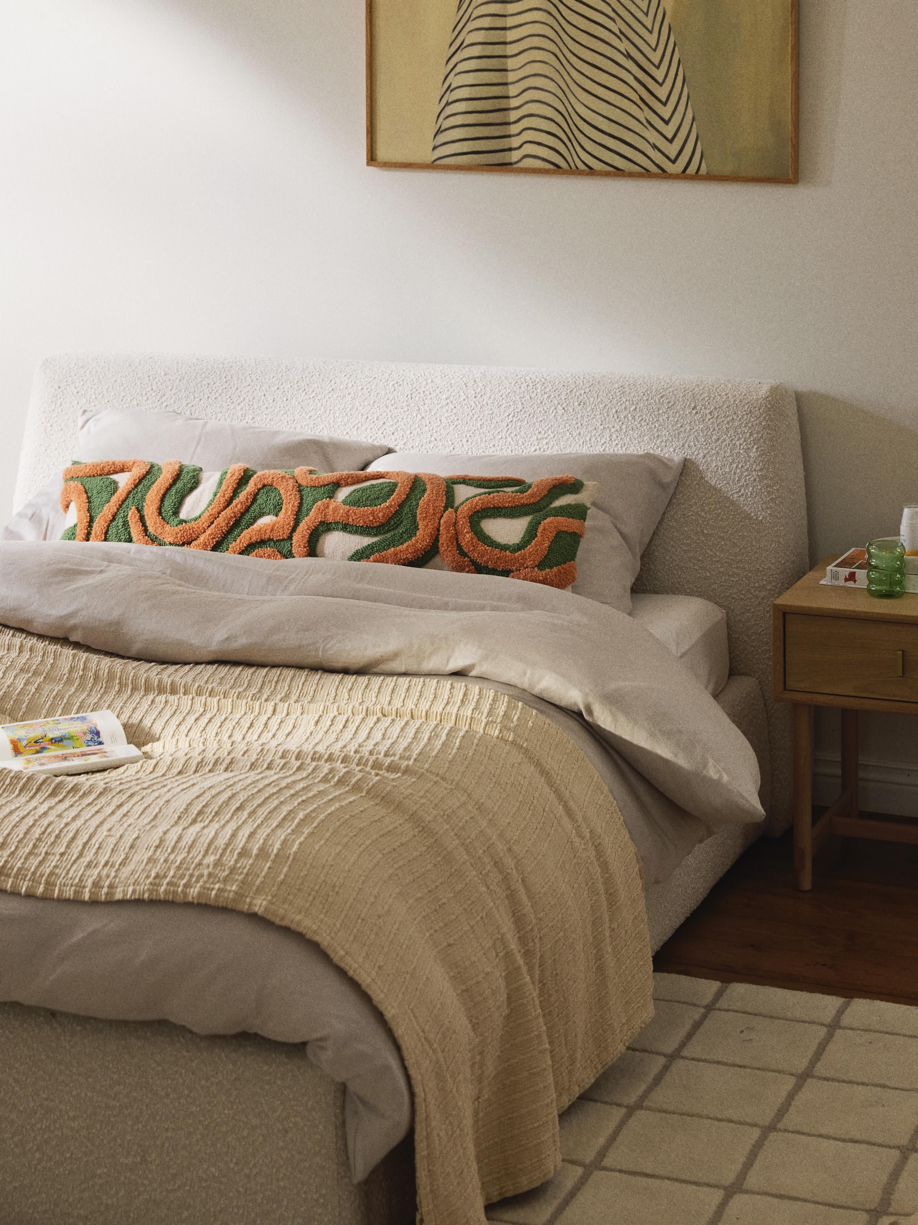 XL-Kissenhülle Jiri mit getuftetem Design