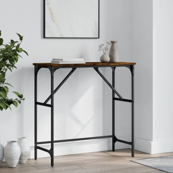 VidaXL Brąz 75 x 32 x 75 cm Materiał drewnopochodny
