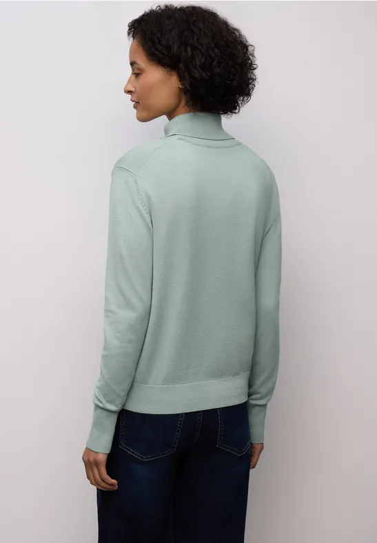 Basic Rollkragenpullover