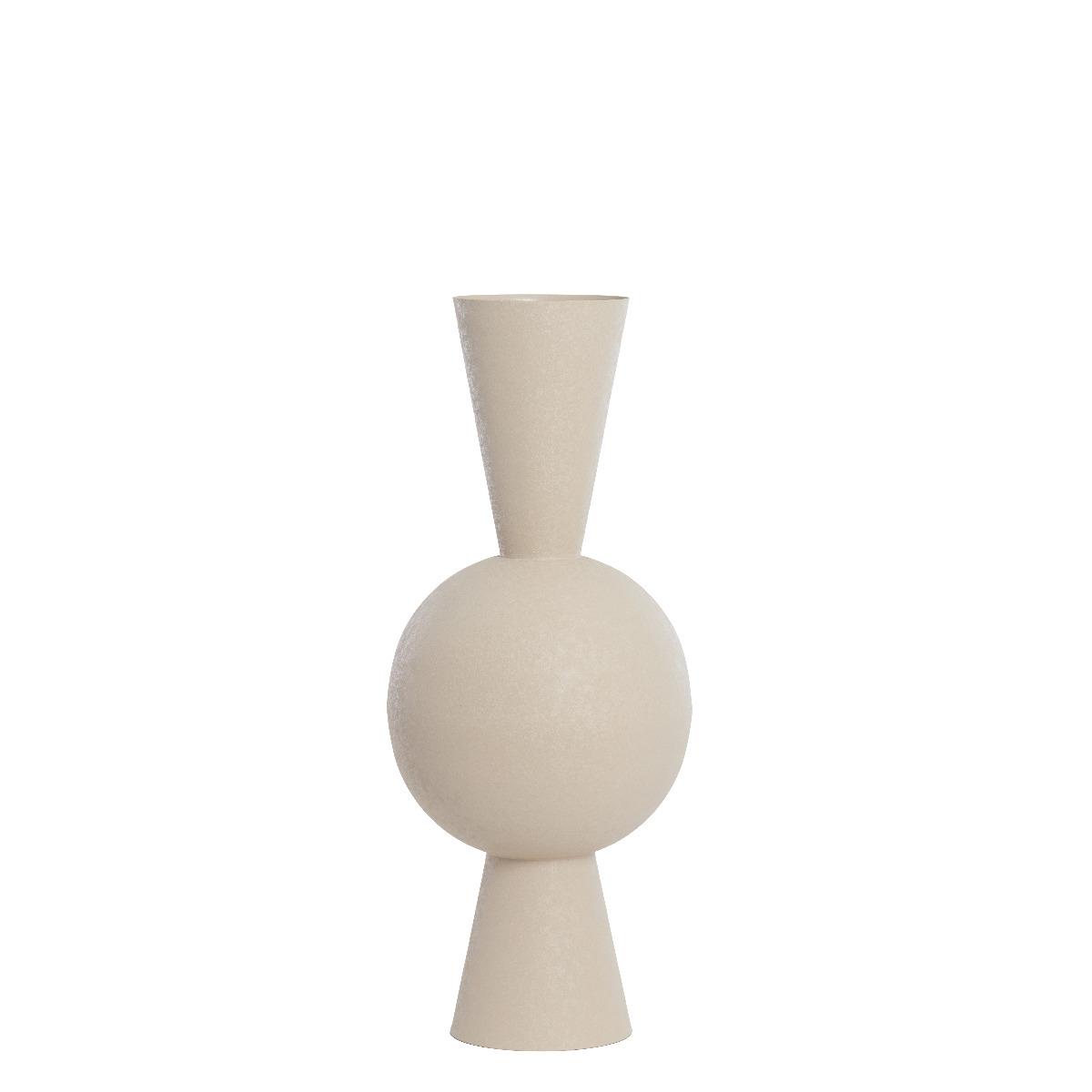 Light & Living - Chedi vaas deco Ø30x75 cm - mat lichtgrijs