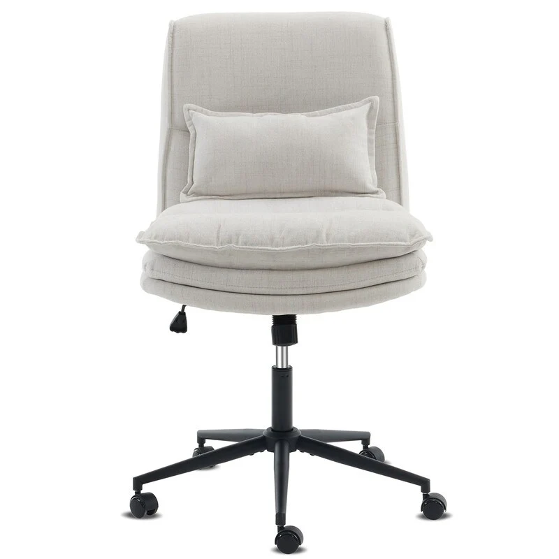 Upholstered Armless Task Office Chair