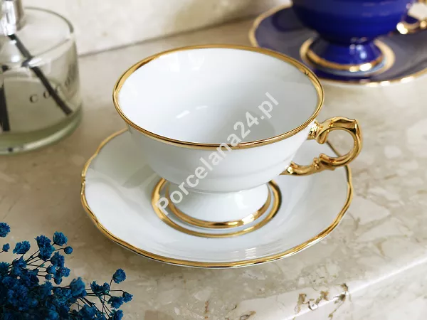 FIliżanka ze spodkiem 0,18 L / 14 cm Ćmielów - Alaska Dzień 3618 GIFT BOX