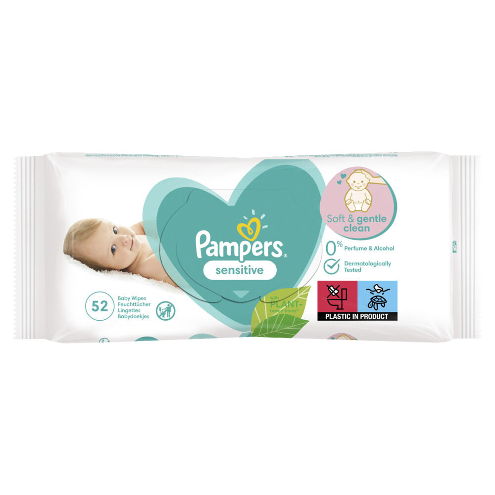 Lingette bébé Pampers Sensitive x52