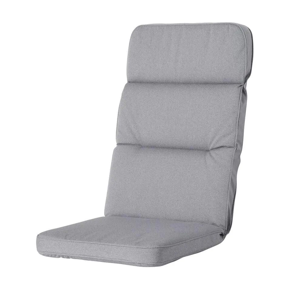 Madison - Tuinkussen Excellent Manchester light grey - 105x50 cm - Set van 2