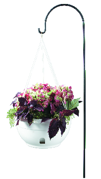Panacea Single Metal Plant Hanger Shepherd Hook, 48-in, Black