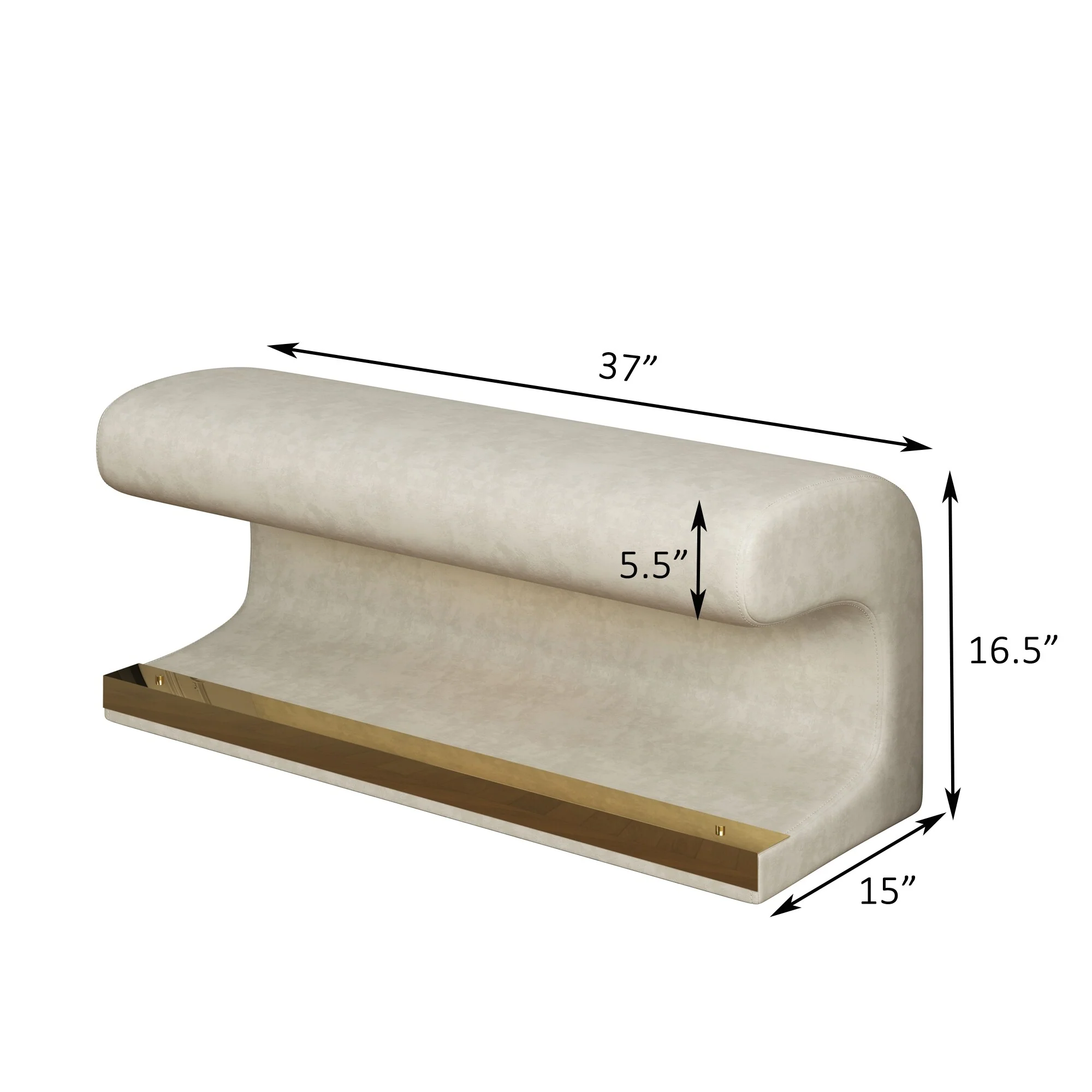 Modern & Contemporary Bench with Cushuion