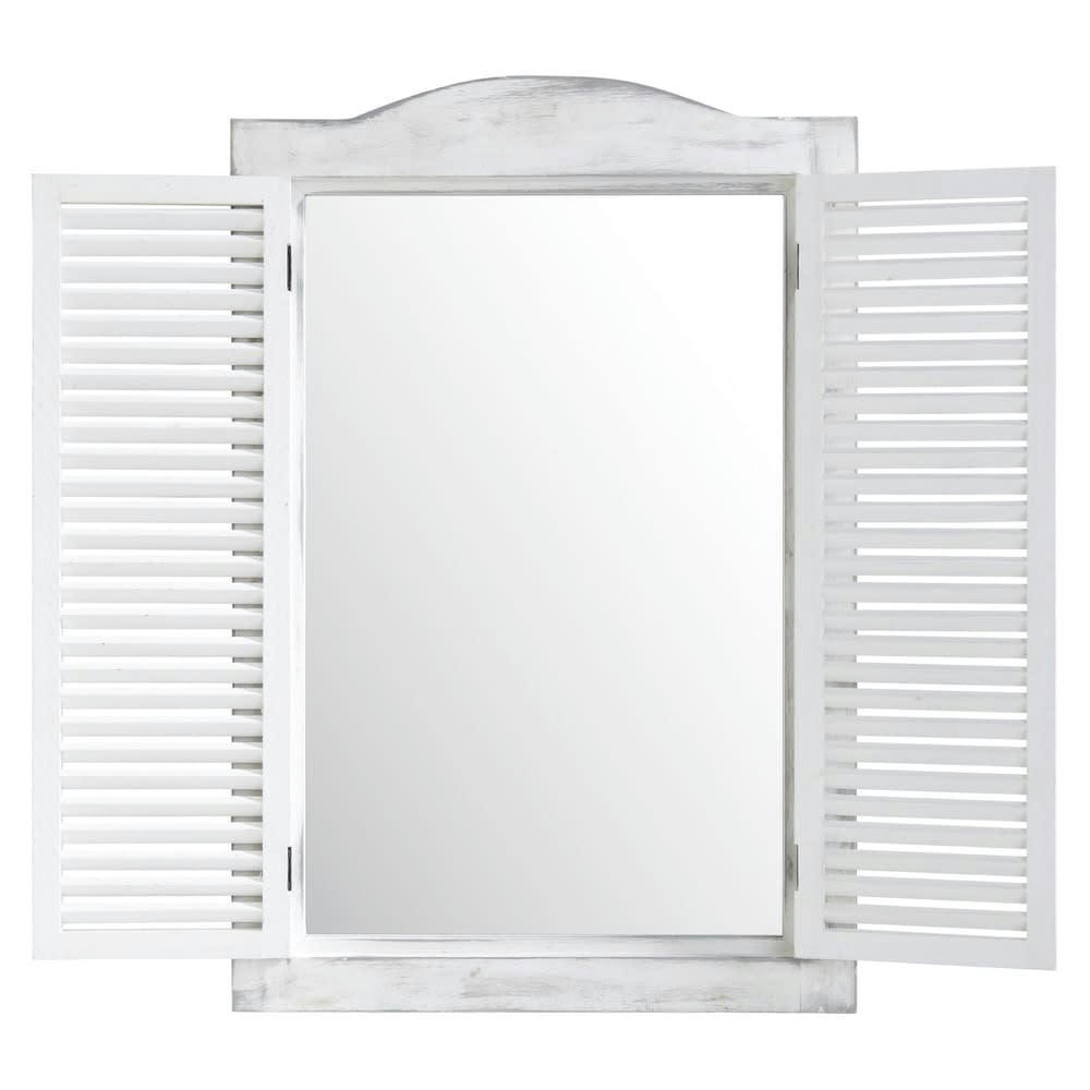 Océan - Miroir fenêtre blanc 47x71
