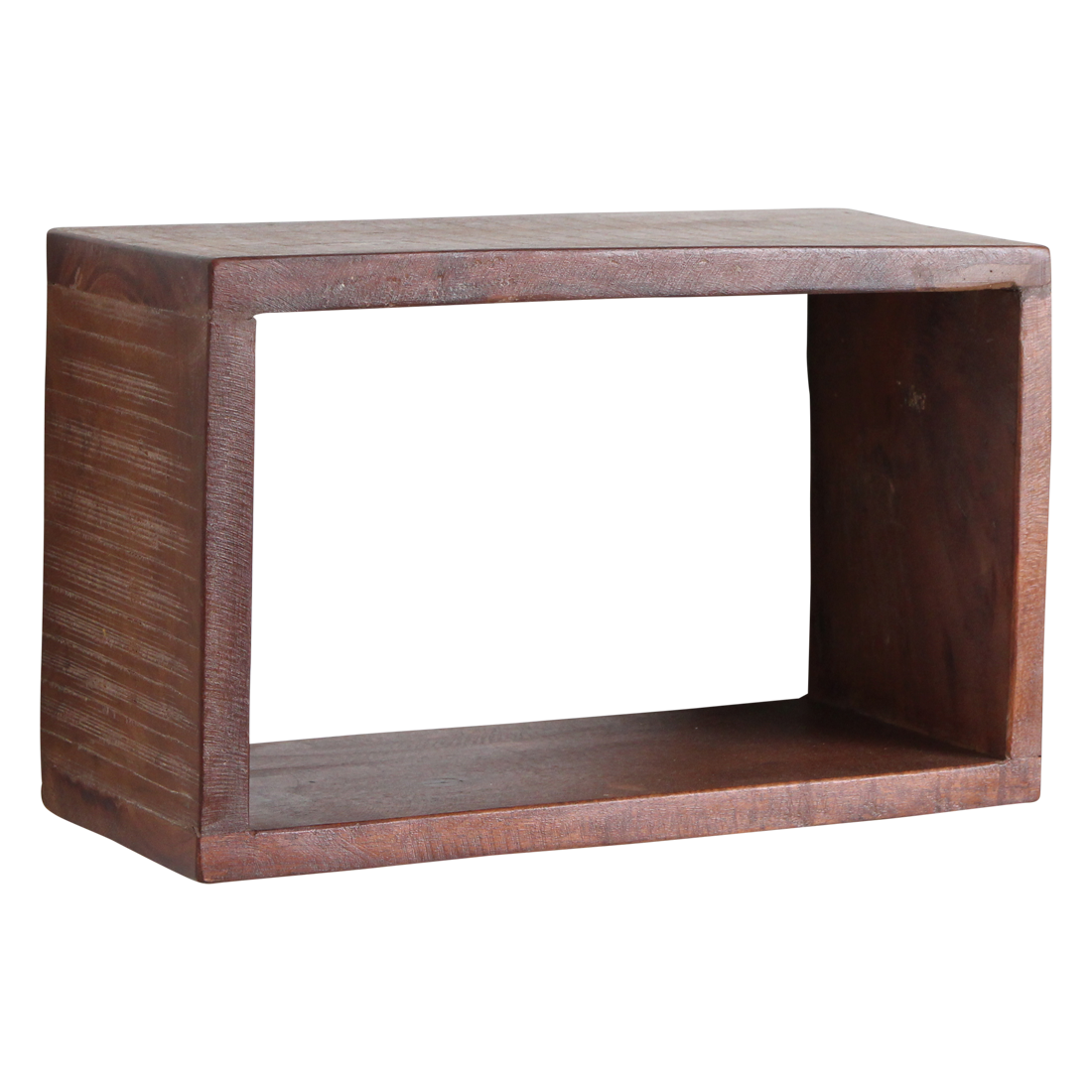 Raw Materials open wandplank - FSC-gerecycled hout - 12x15x22 cm
