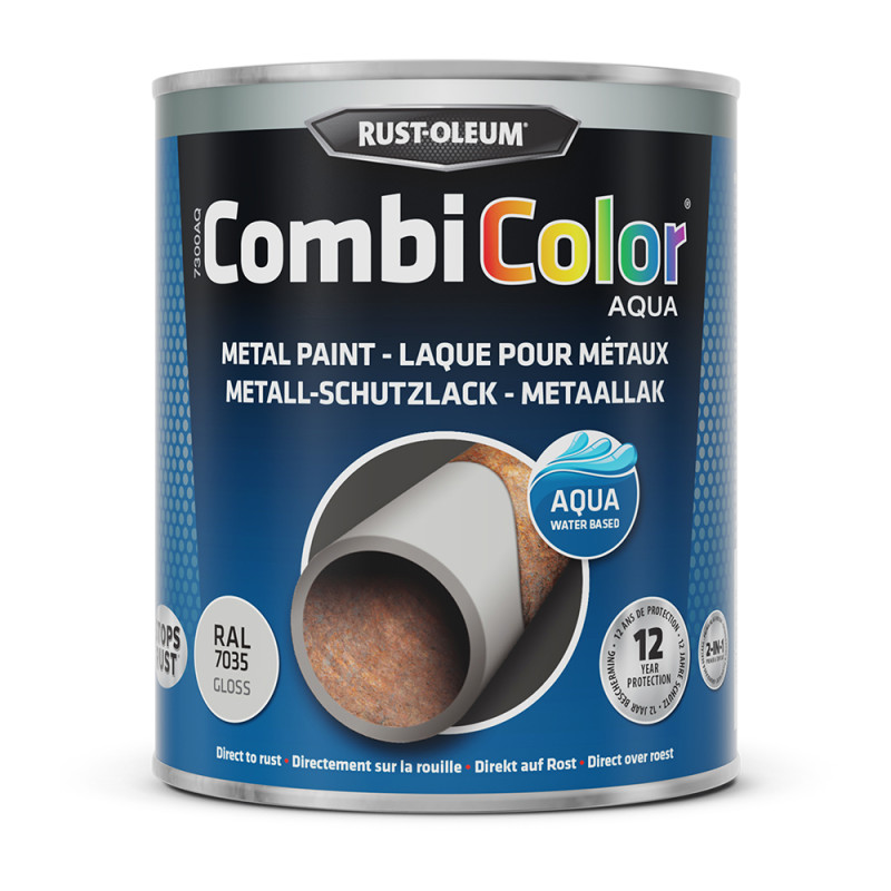 Laque Combicolor Aqua gris clair brillant 0,75 L RUST-OLEUM