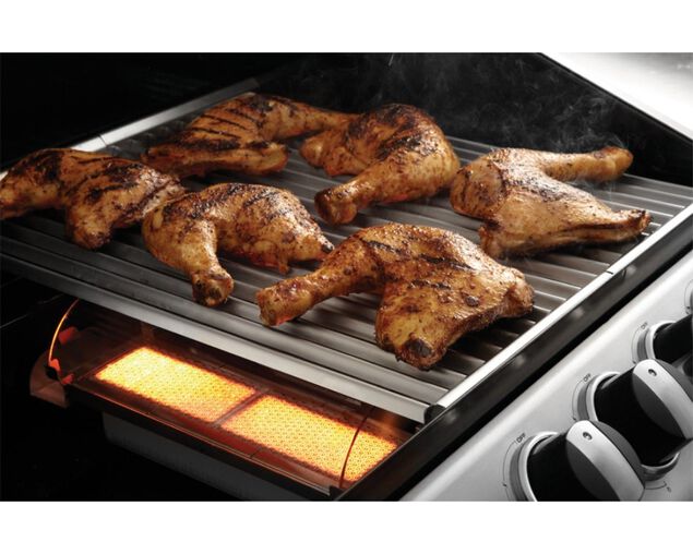 Radiant Quartz Technology (RQT) Burner with Quartz Dome