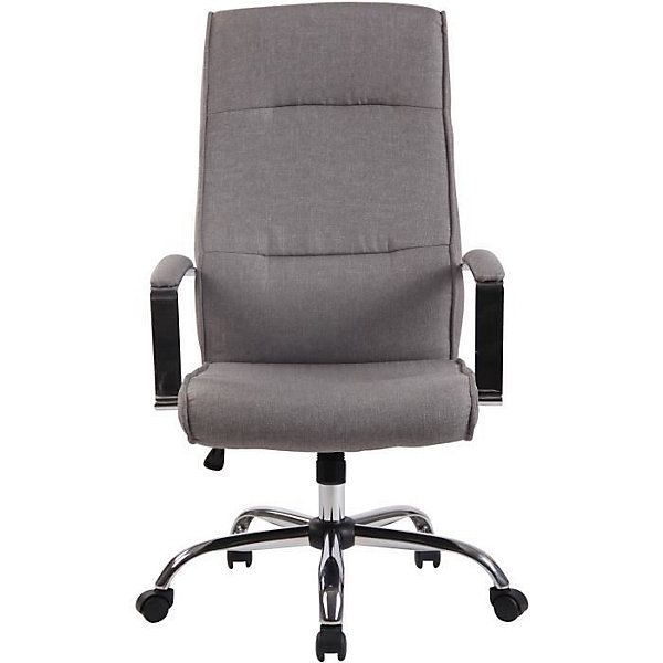 Fauteuil de bureau CLP Portland Gris Similicuir tissu ergonomique