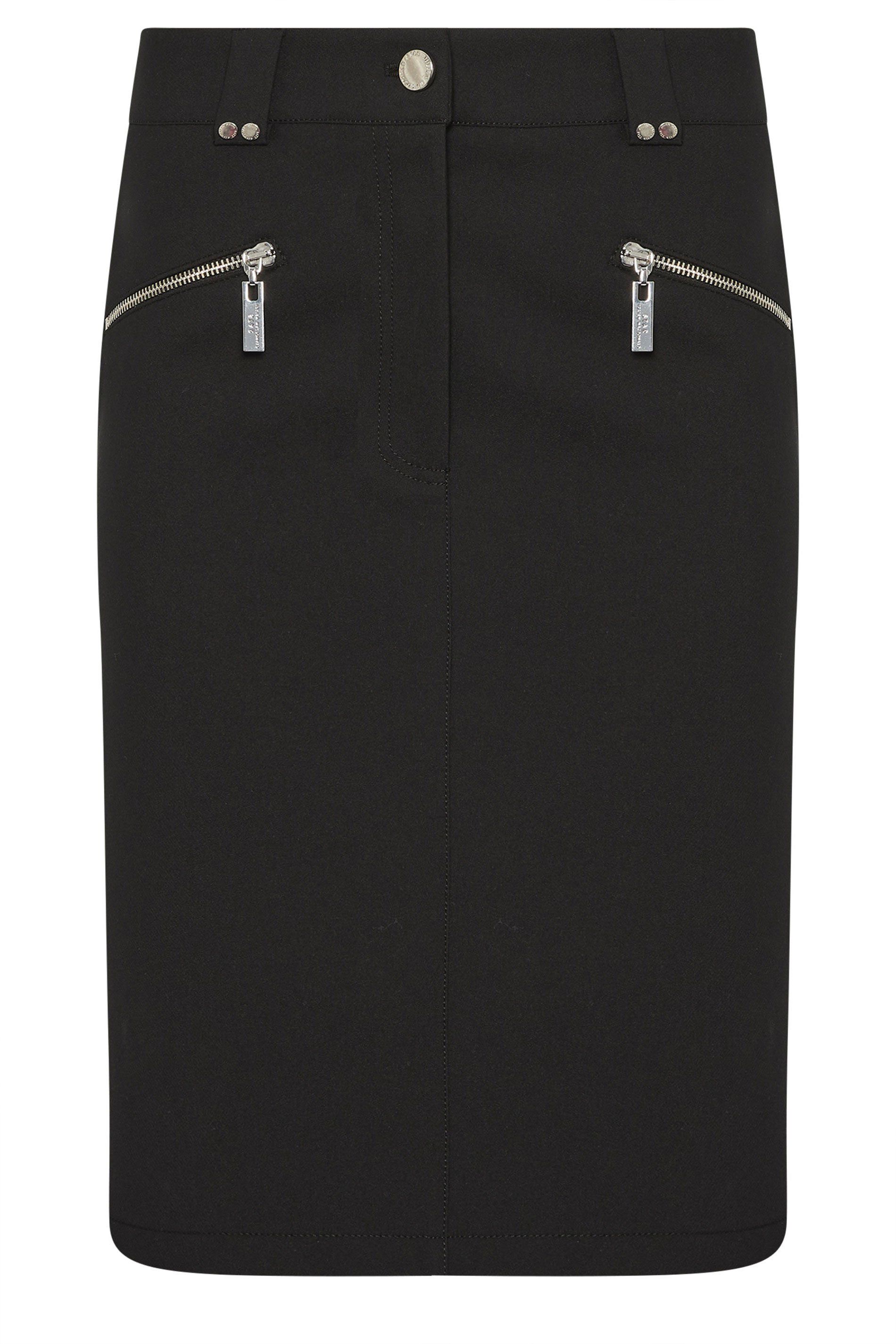 Star by Julien Macdonald Faux Suede Zip Detail Skirt