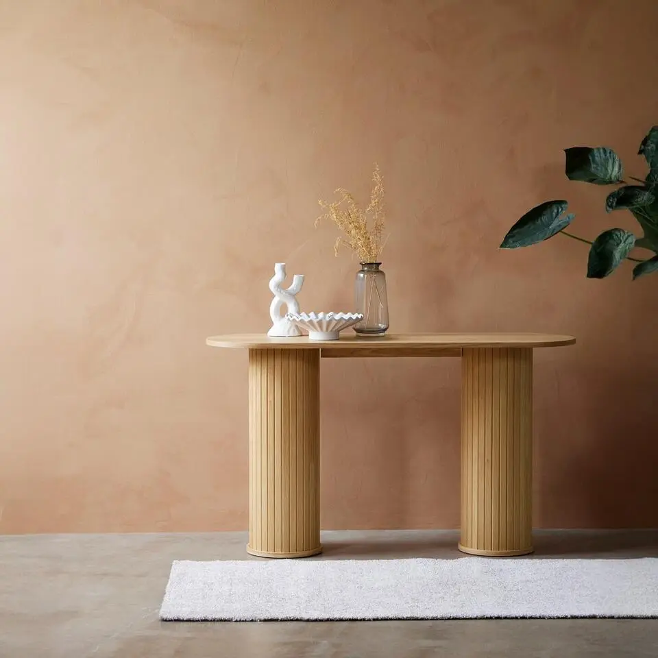 Sidetable Eikenhout - 130x40x75cm - Nola